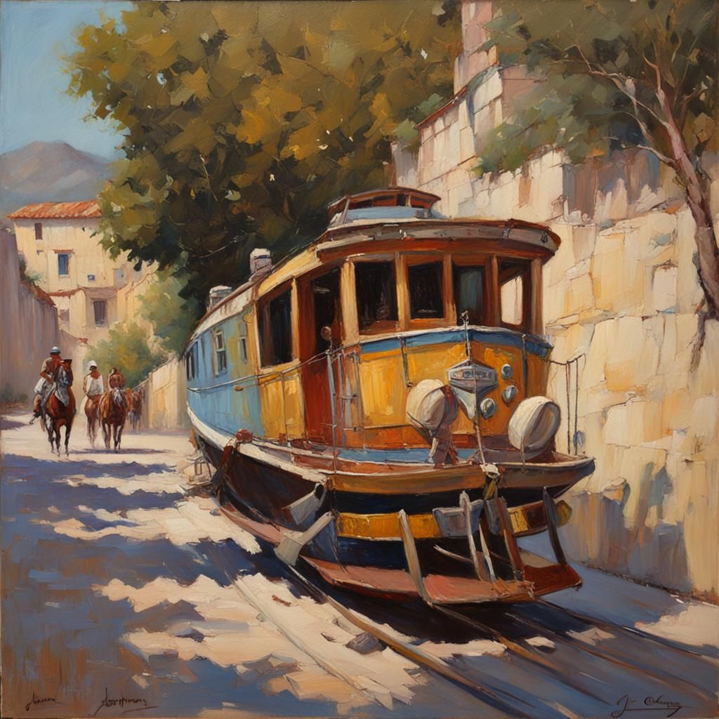 Capriza: An Oil Painting in Gurney Style