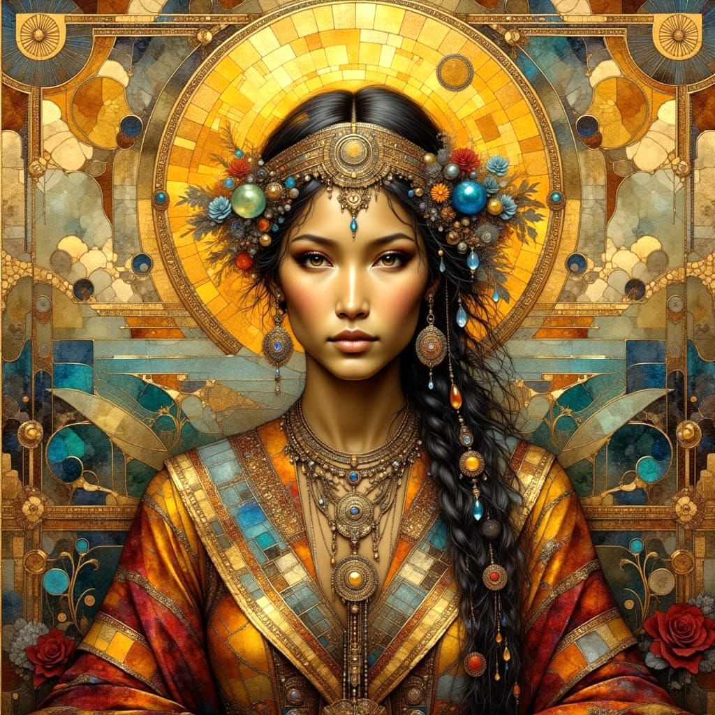 Sweet Serenade in Art Deco Style