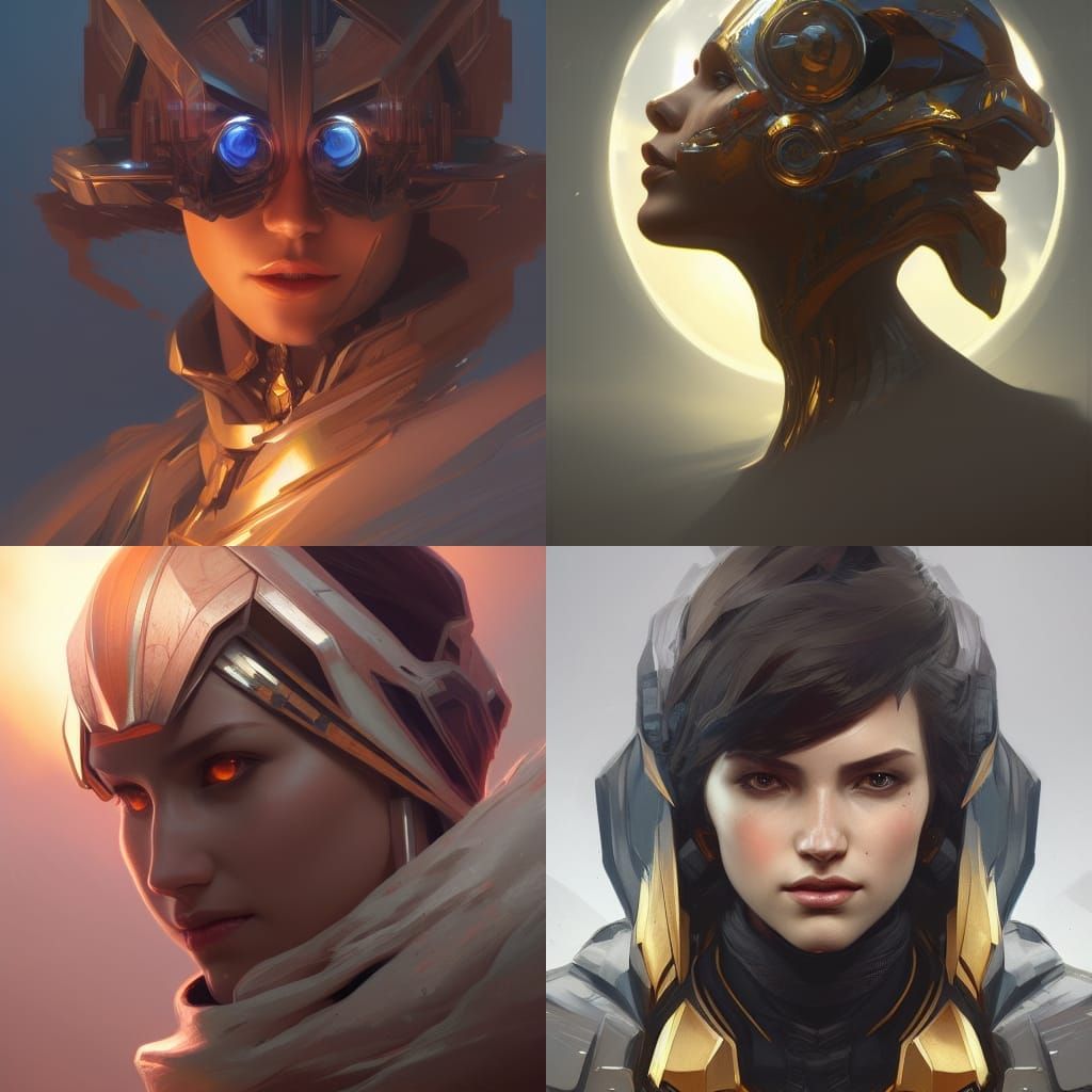 Hyperdetailed Portrait with Dynamic Lighting