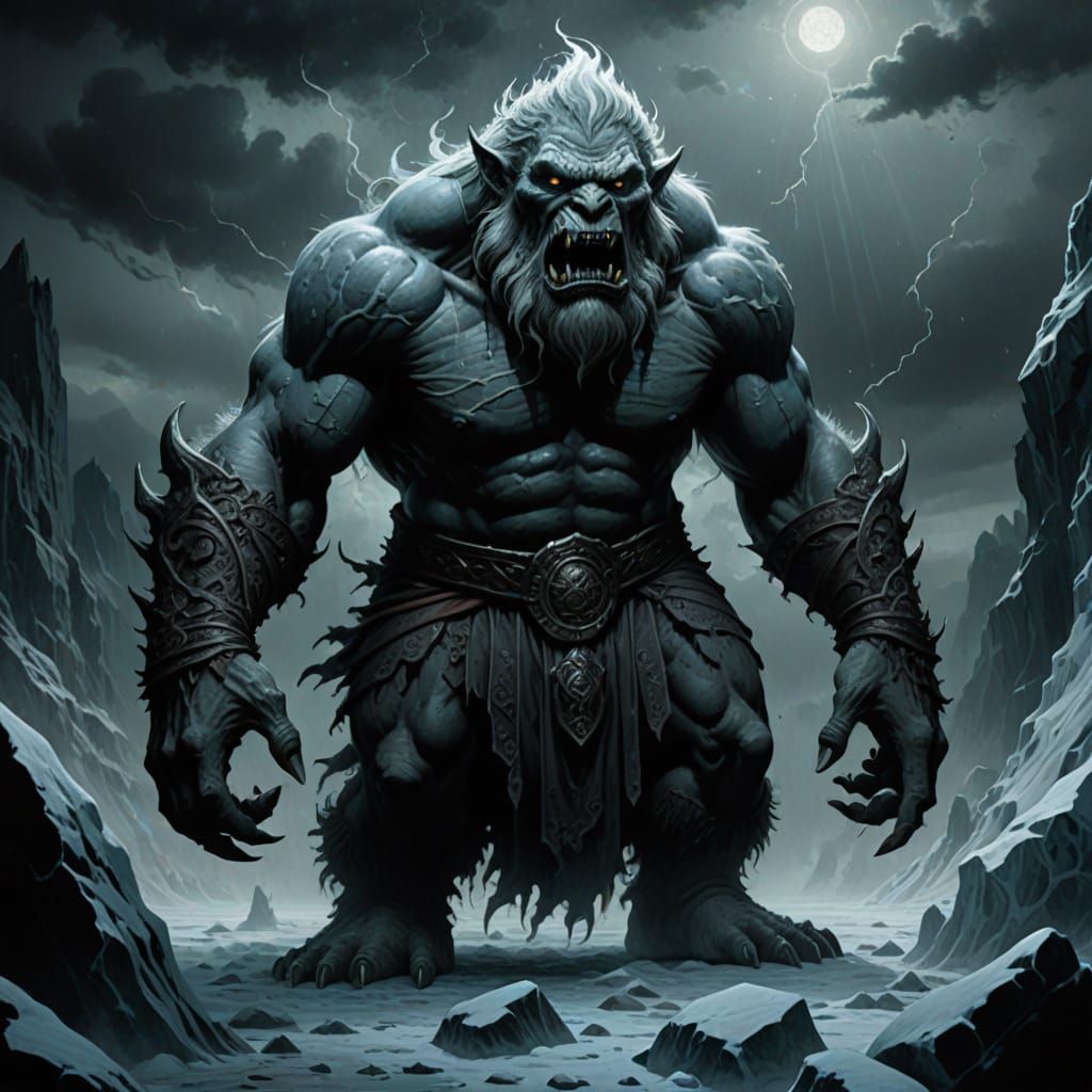 Ethereal Ice Troll in Celestial Storm