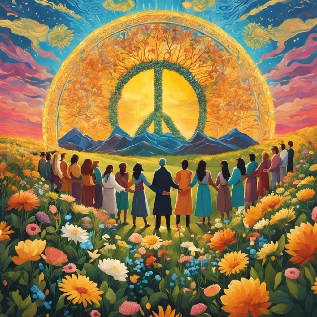 Peace rising across the land