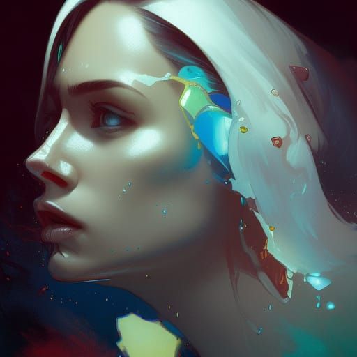 Detailed Portrait with Dynamic Lighting