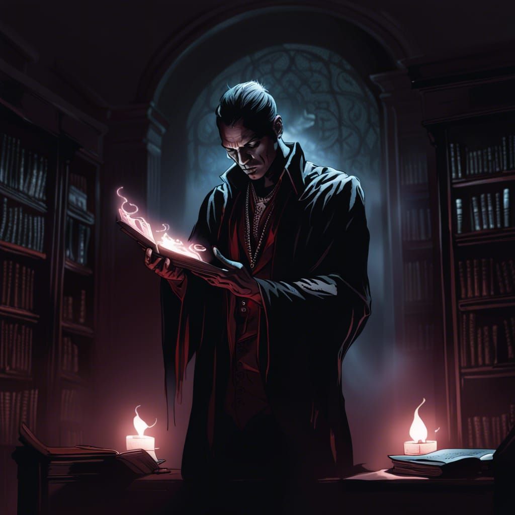 Tremere Vampire Black Magic Ritual Illustration