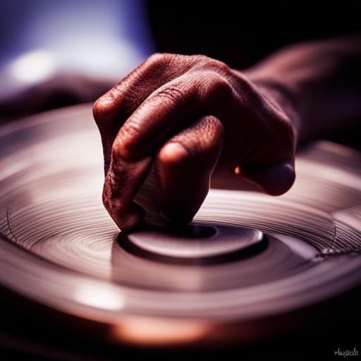 Hyperrealistic Spoon Player with Cinematic Lighting