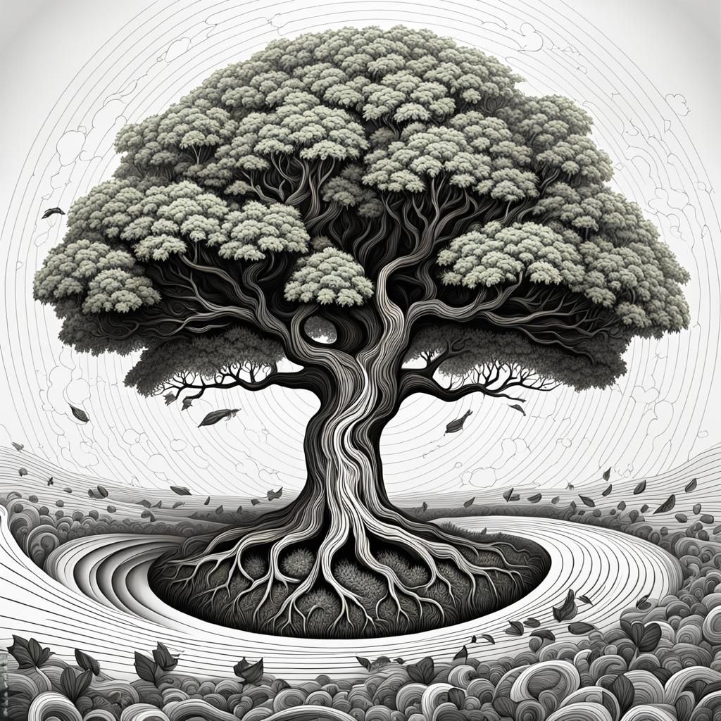 Resilient Tree on Earth Against Hurricane