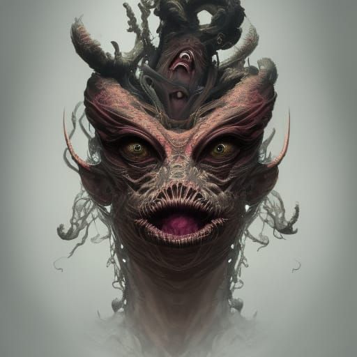 Hyperdetailed Eldritch Muppet Portrait