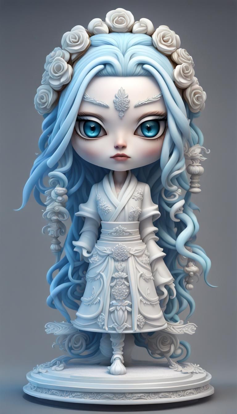 Bobblehead figure evil Japanese Girl