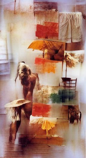 Hamilton-esque Photo with Rauschenberg Art Style