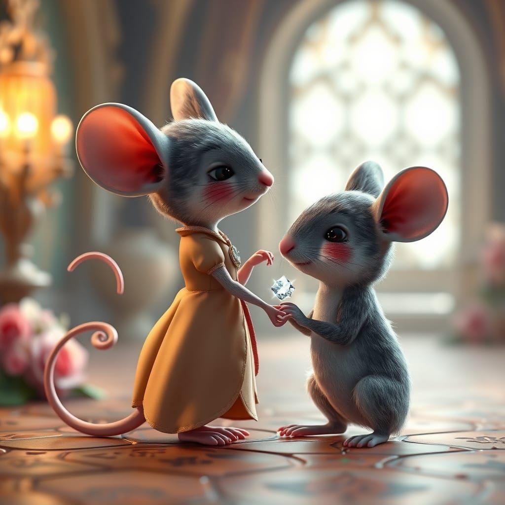 Chibi Mouse Proposal in 3D Cinematic Style