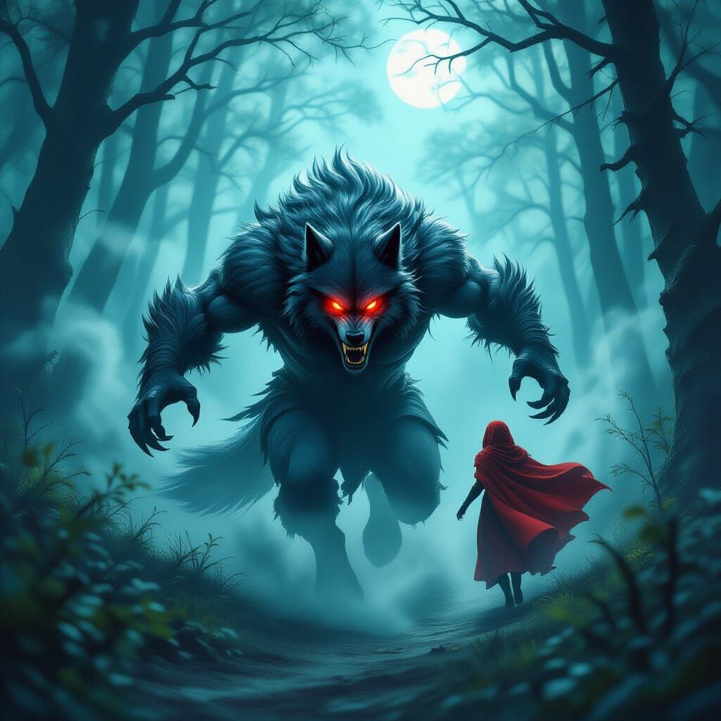 Werewolf Hunt in Ethereal Forest