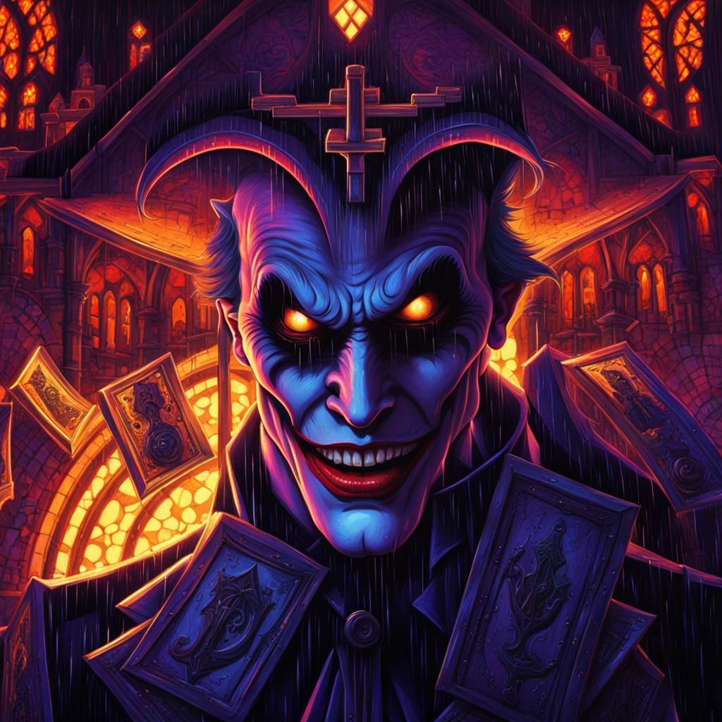 The Joker By artist "anime", 3d anime art, inspired by WLOP,...