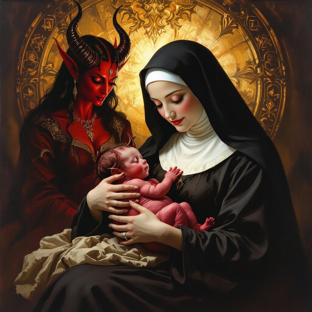 Proud parents with Lu:  I