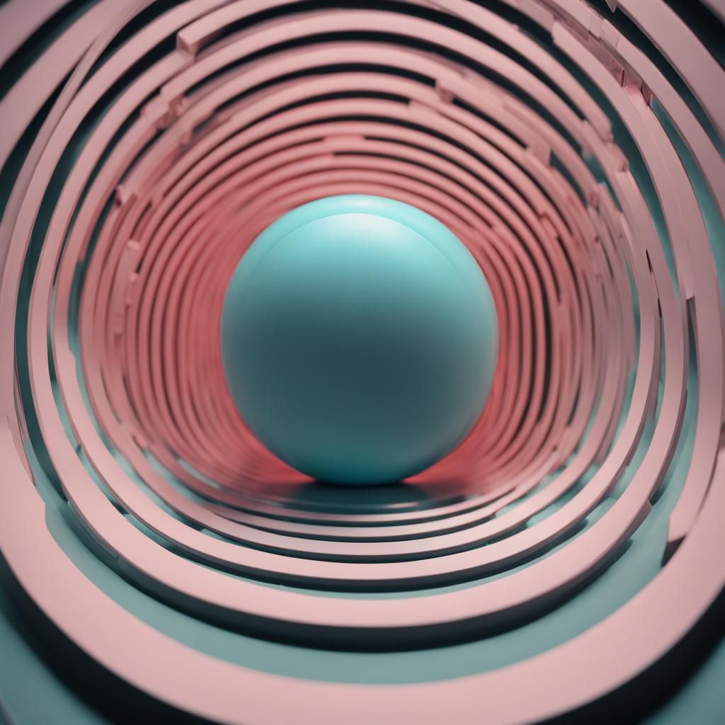 Minimalist 3D Render of Pain Relief