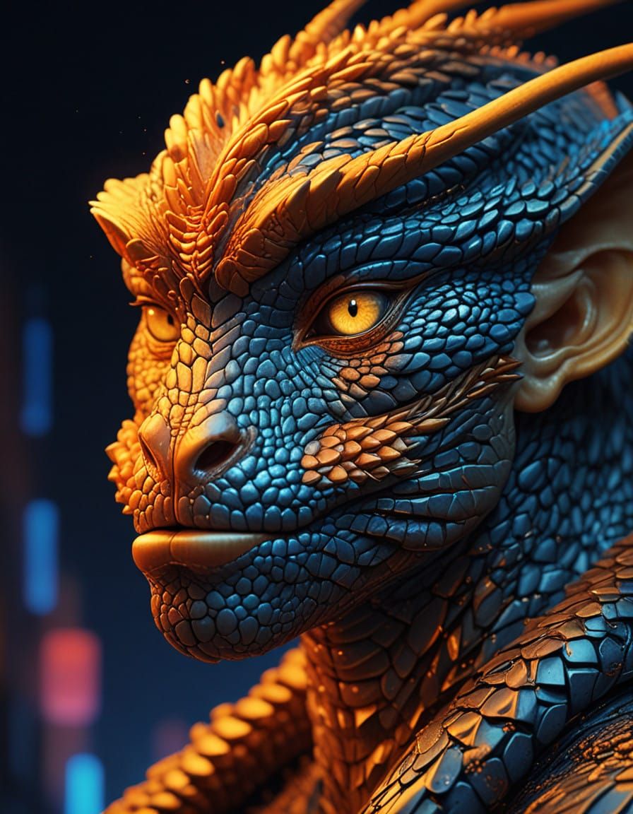 Reptilian Humanoid Alien Race