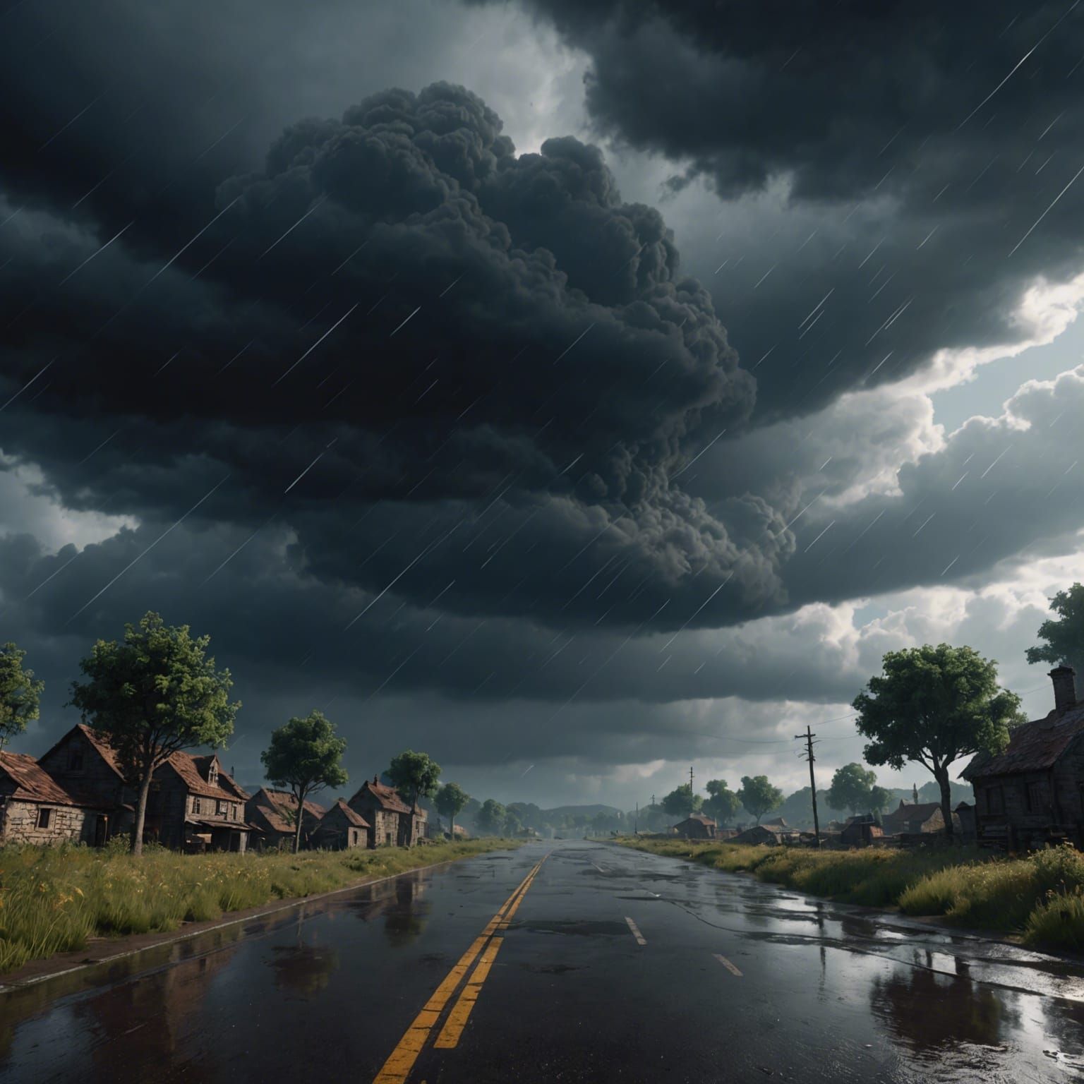 Epic 3D Storm Cloudscape in Unreal Engine 5