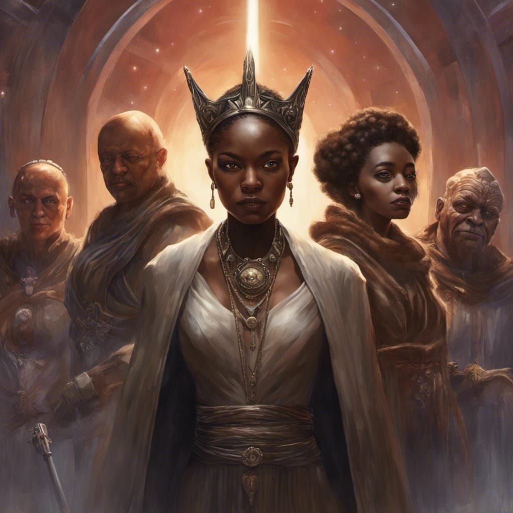 Jedi Surrounded by Allies and Enemies