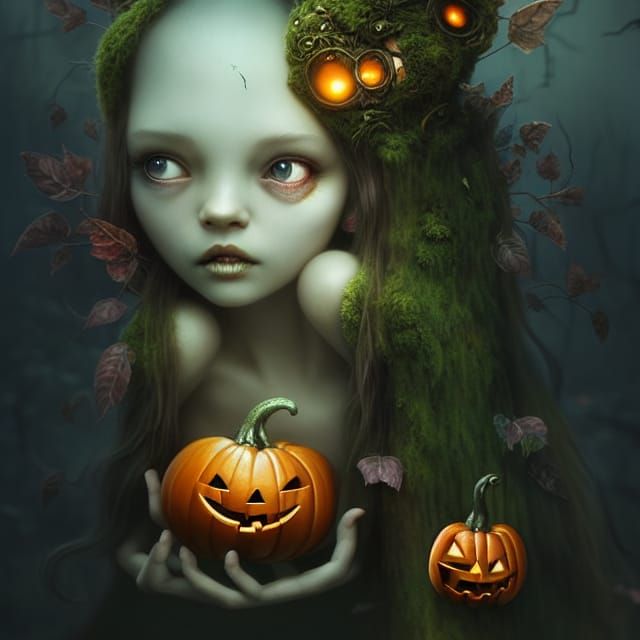 Pumpkin girl