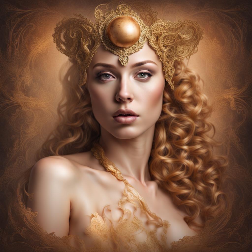 Sensual Photo Portrait of Goddess Venus