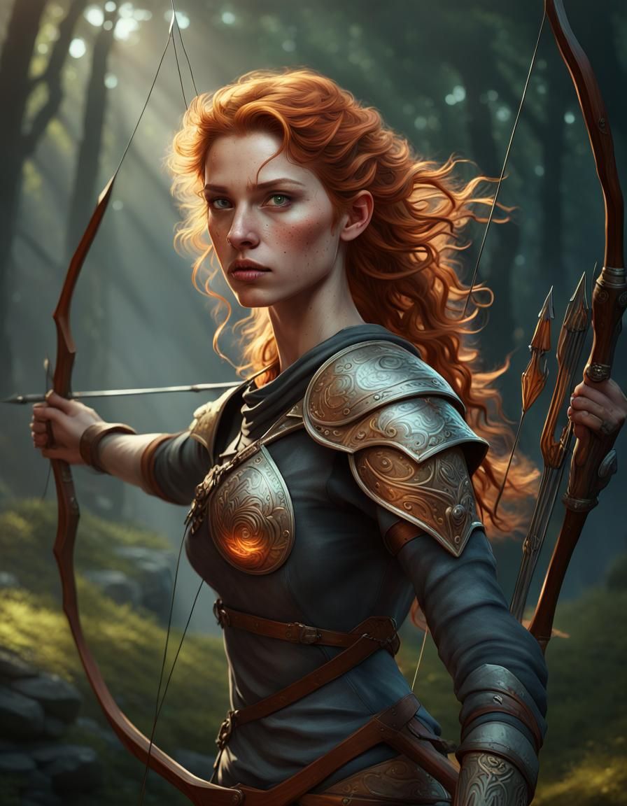 Revenge of the Teenage Archer: Dark Fantasy Concept Art