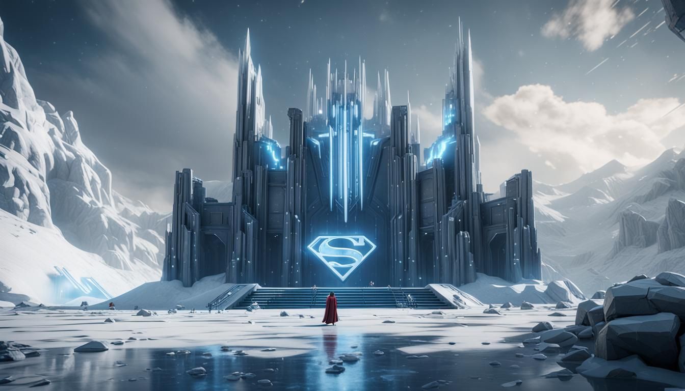 Superman's Fortress of Solitude: 3D Game Cinematic