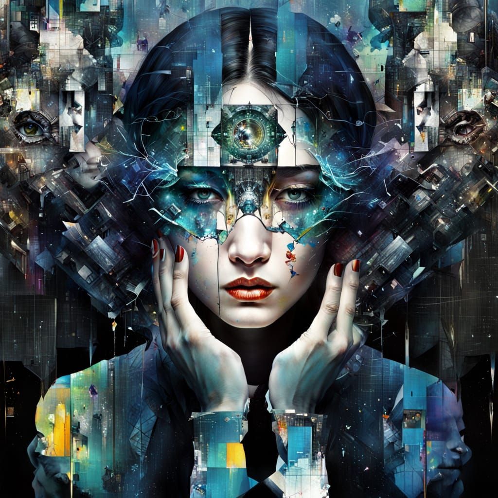 Fragmented Reality Concept Art