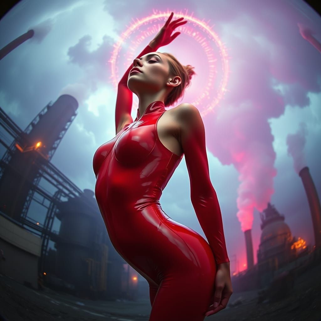 Gothic Goddess in Cosmic Dance