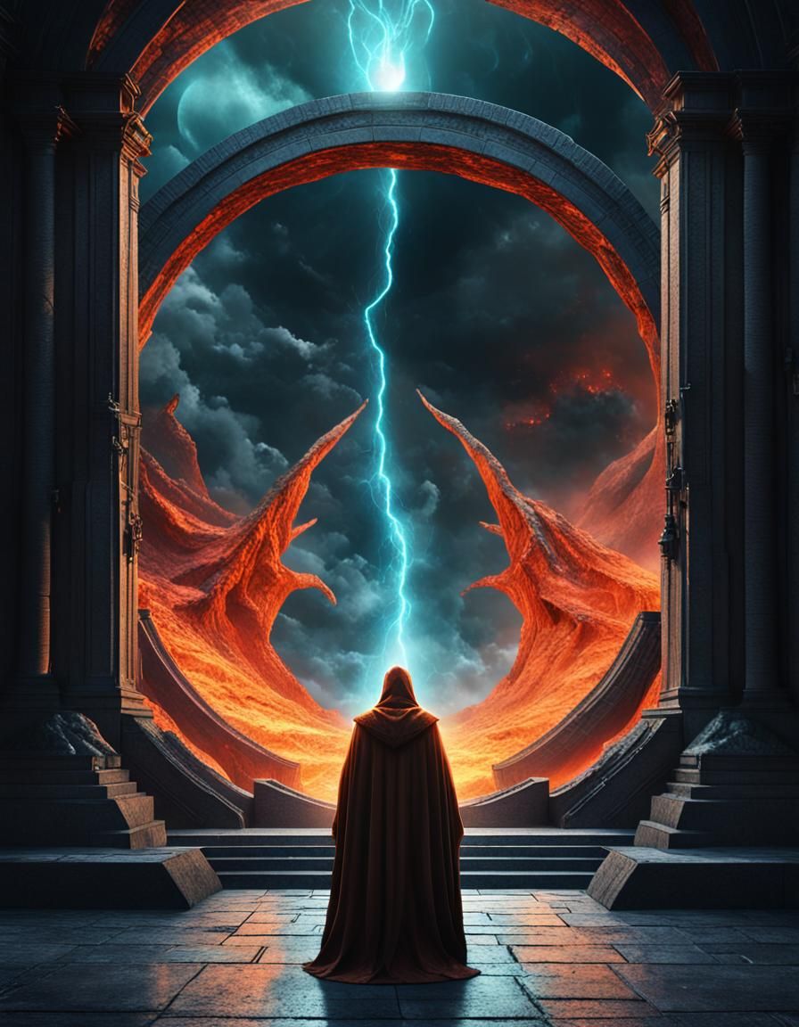 Epic Portal: A Demon's Philosophical Stare