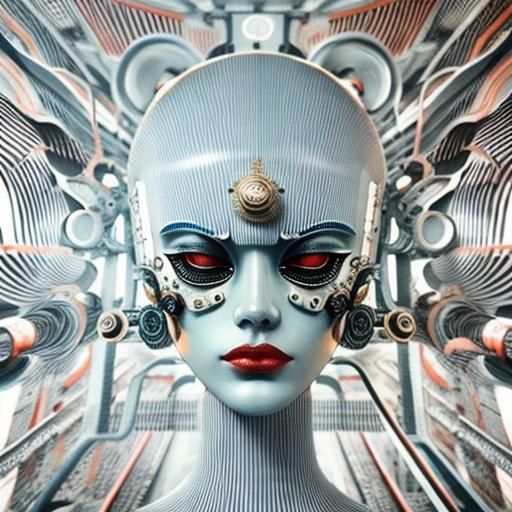 Surrealistic Glamour: A Vibrant Photorealistic Masterpiece