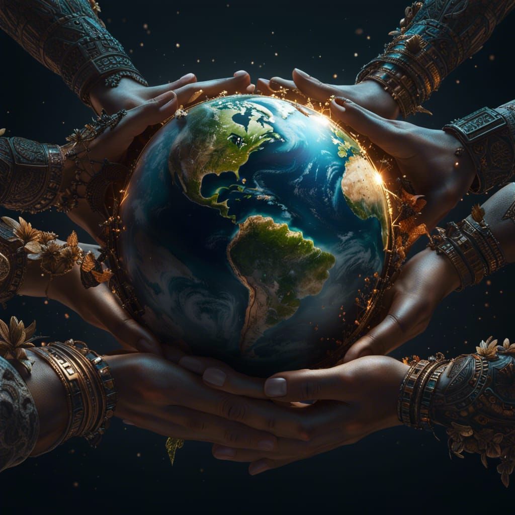 Earth Protected: Hypermaximalist Digital Art