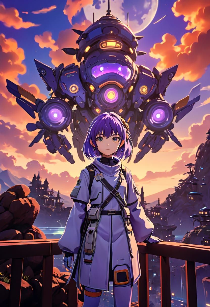 Vibrant 90s Retro Fantasy World in 8K 3D Anime Style