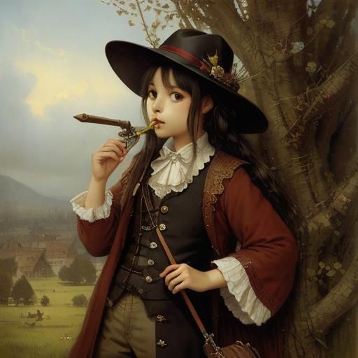 New Morning Arrives: A Fantasy Illustration