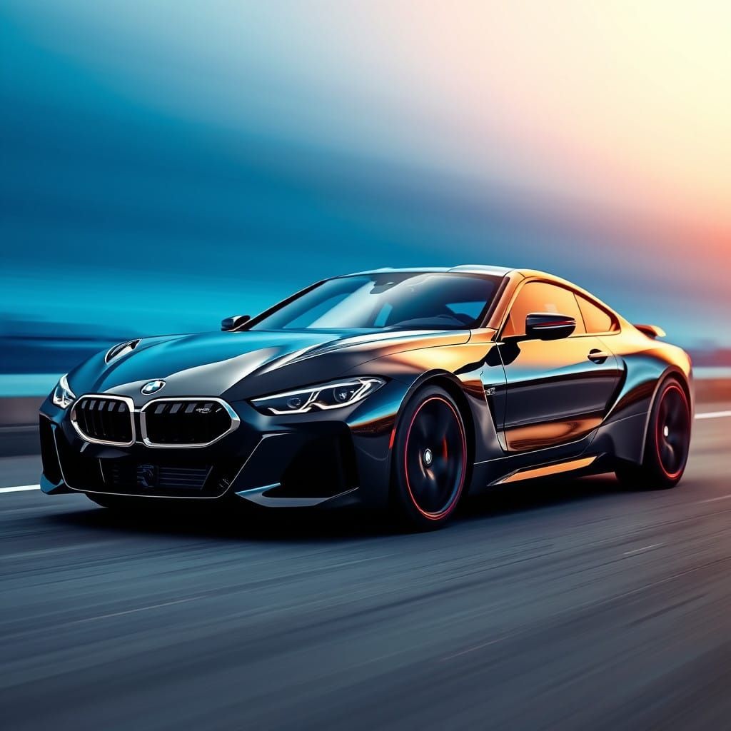 Luxury Sports Car in 8K Resolution