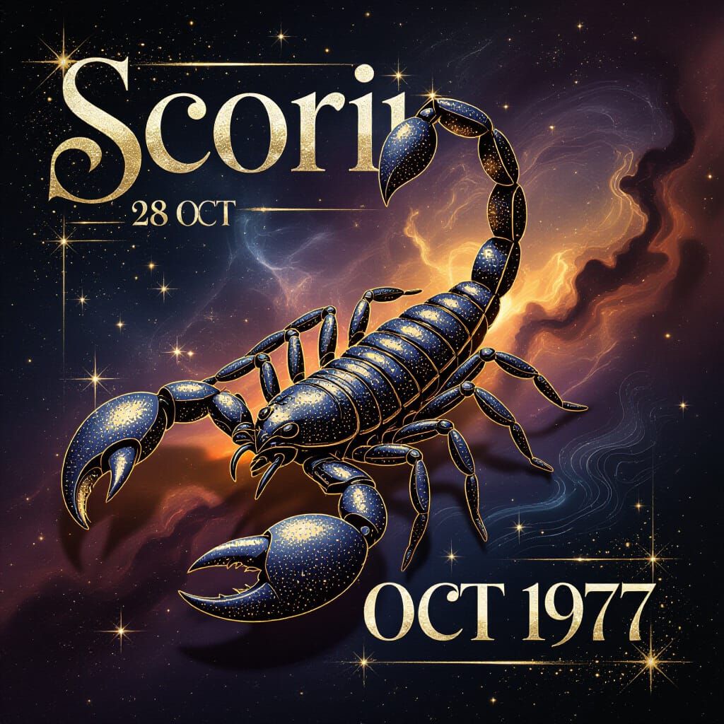 Celestial Scorpion Constellation Mystical Wallpaper