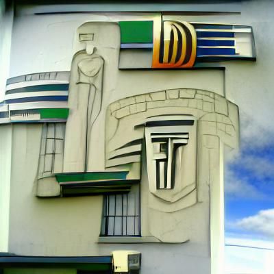 Talladega in Art Deco Style