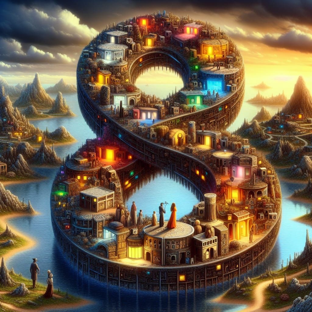 Futuristic Beacon of Mystery: 888 Symbolism Unveiled