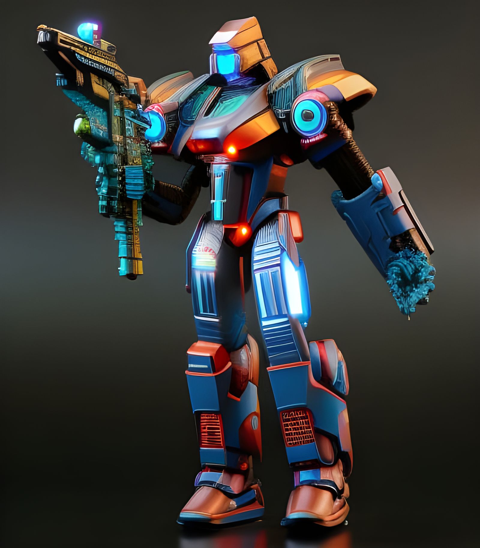 Mecha Cyber Warrior (Continued)