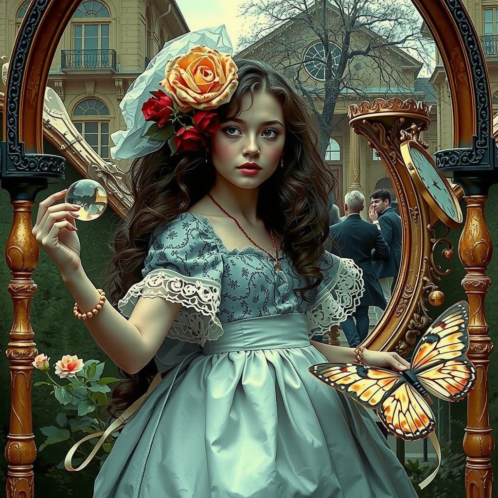 Alice in Wonderland: Hyperrealistic Journey Through the Look...