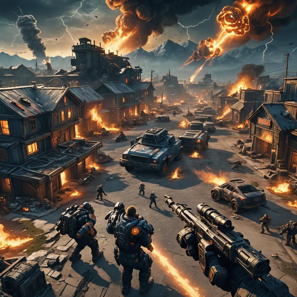 Gears of War Storms Nuketown in Unreal Engine