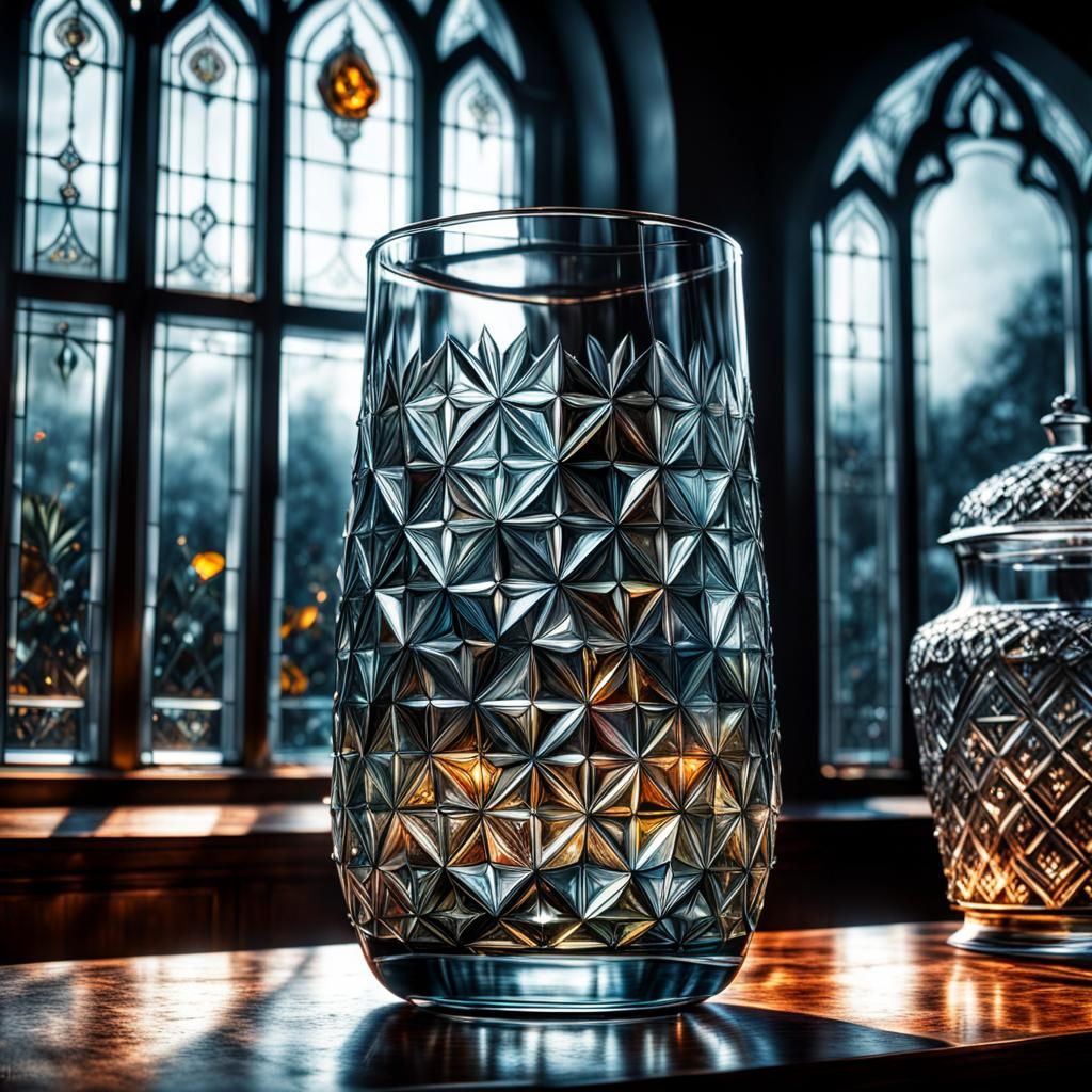 Hyperrealistic Glass Art in High Resolution