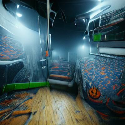 Haunted Bus in Hyperrealism, Unreal Engine