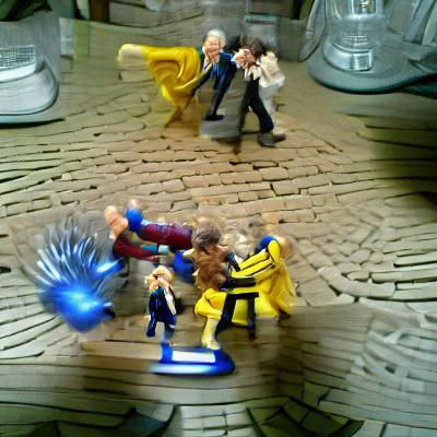 Dynamic X-Men Action Figure Display