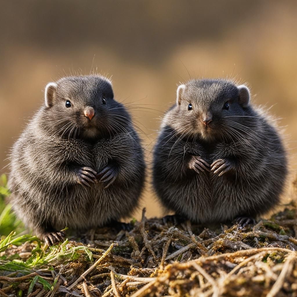 Two Cheerful Characters Bring Joy