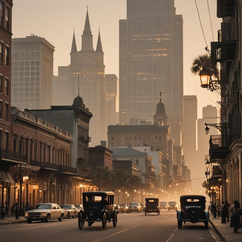 New Orleans: Ghostly 1880s Meets Modern Skyline