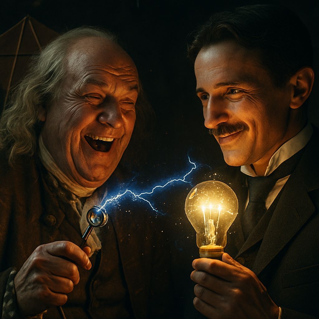 Franklin and Nikola's Electrifying Discovery