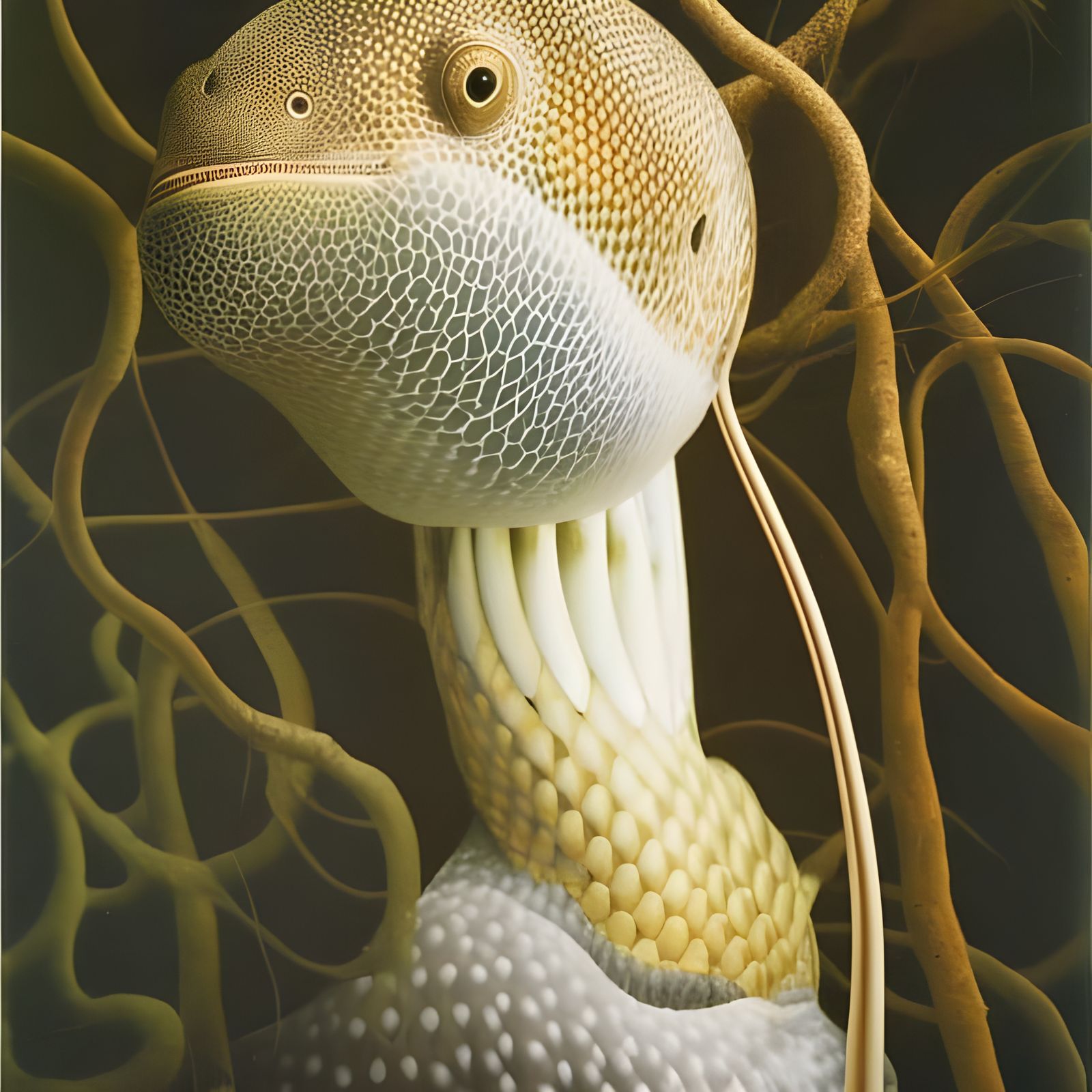 Hyperreal Moray Eel: A Digital Masterpiece