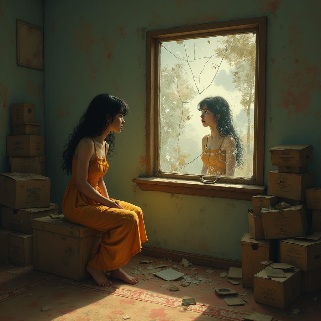 Nostalgic Reflections on Love in Dreamlike Style