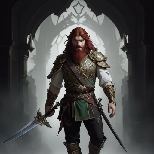 Hyperdetailed Dwarf Warrior Concept Art