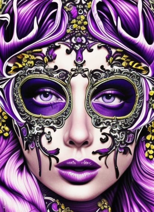 Purple , stunning, Female ,