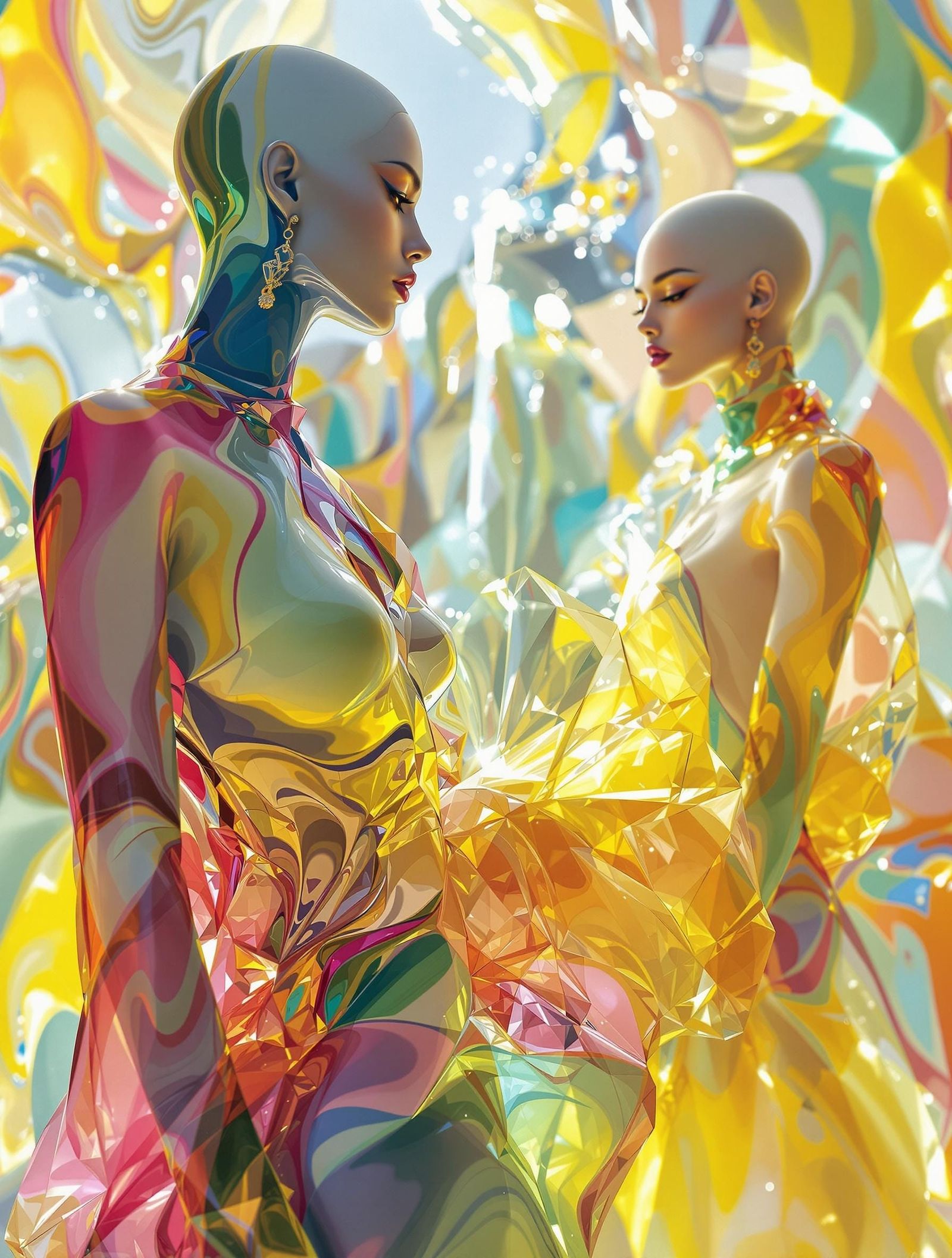 Molten Glass Light Dance: A Solarigraphic Vision