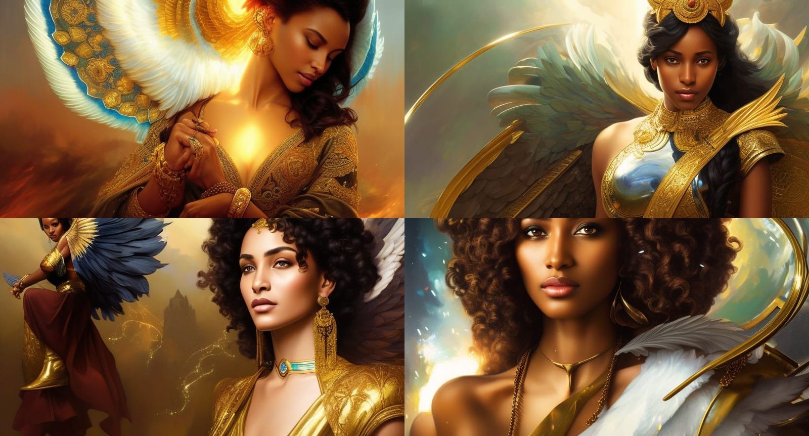 beautiful Ethiopian Archangel